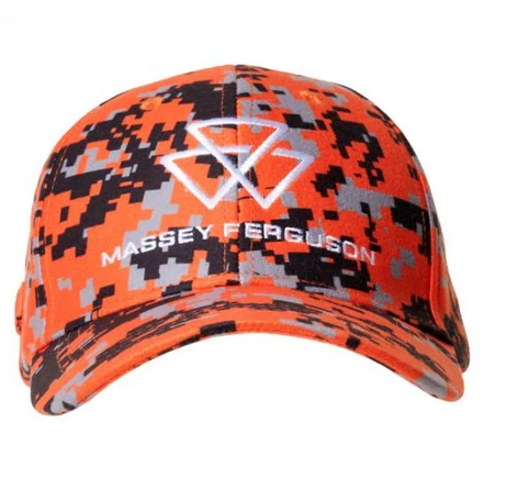 Lovecká čepice MF - oranžové pixely