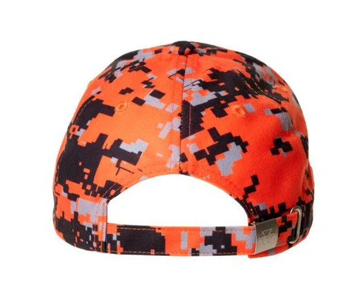 Lovecká čepice MF - oranžové pixely